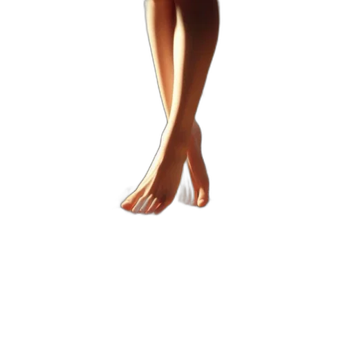 dress, shoes, staff, creature transparent PNG cut-out