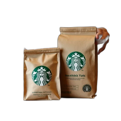 3d render, earth tones, starbucks, coffee transparent PNG cut-out