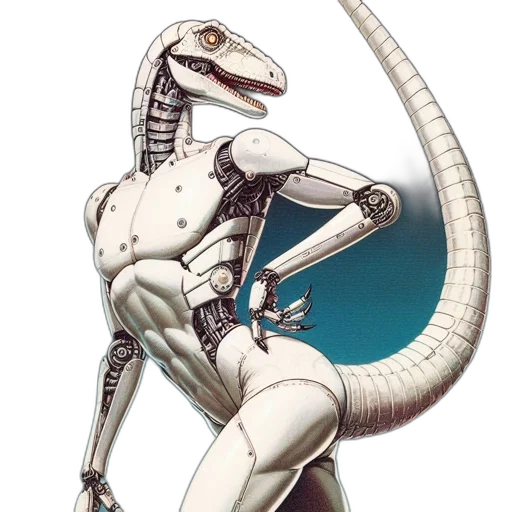 robot, dragon, creature, animal transparent PNG cut-out