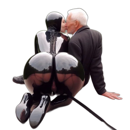 umbrella, robot, jacket, shoes transparent PNG cut-out