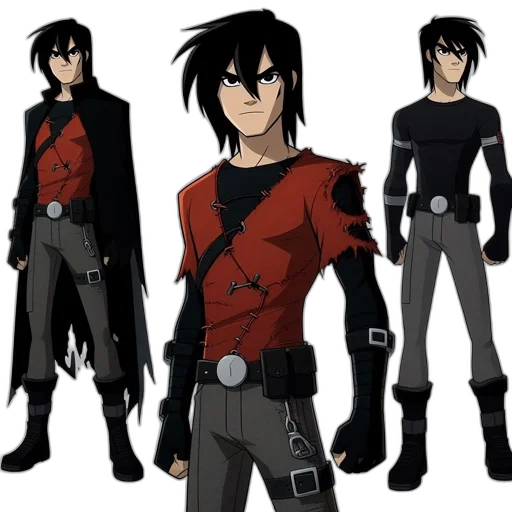 jacket, concept art, anime, cartoon transparent PNG cut-out