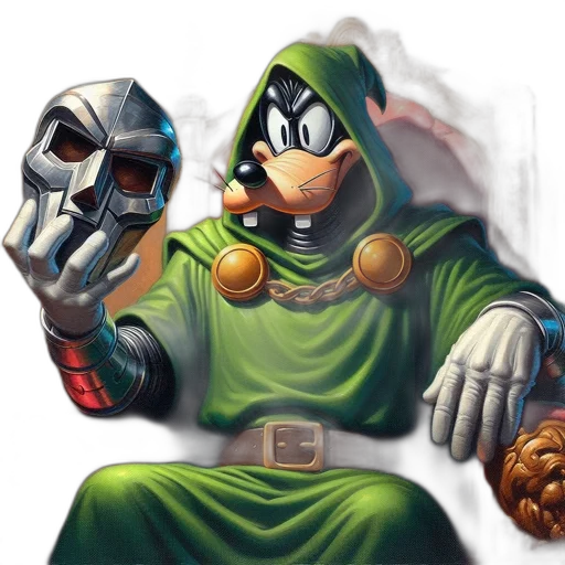 mask, weapon, comic book art, concept art transparent PNG cut-out