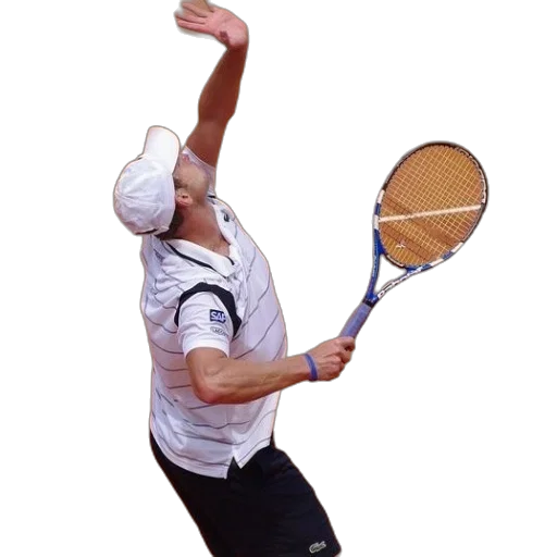 staff, tennis, player, wearing transparent PNG cut-out