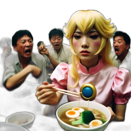 food, face, concept art, photorealistic transparent PNG cut-out