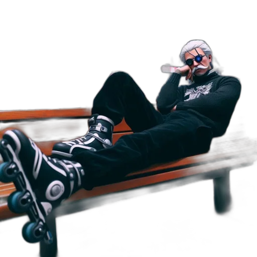 furniture, jacket, shoes, staff transparent PNG cut-out