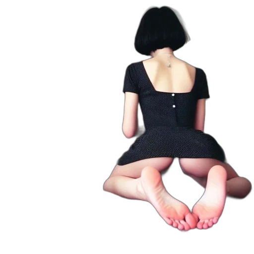 dress, mask, jacket, shoes transparent PNG cut-out