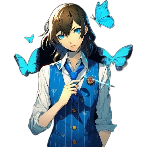 staff, flower, jacket, animal transparent PNG cut-out