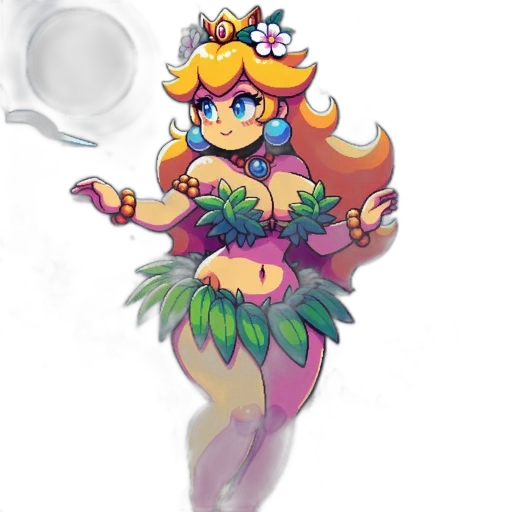 crown, staff, dress, concept art transparent PNG cut-out