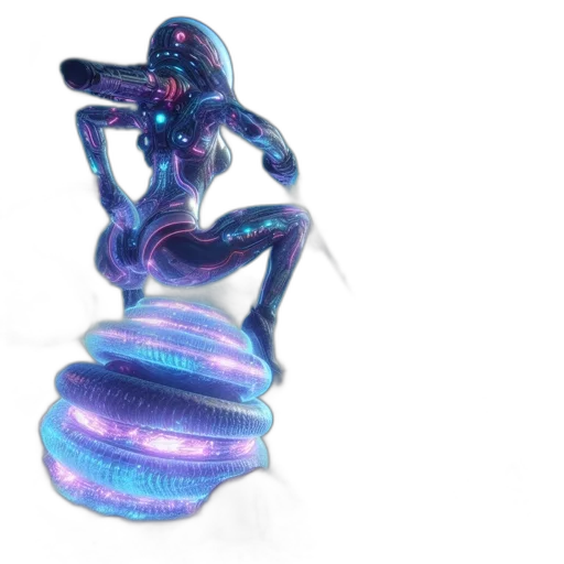 jewelry, vaporwave, 3d render, concept art transparent PNG cut-out
