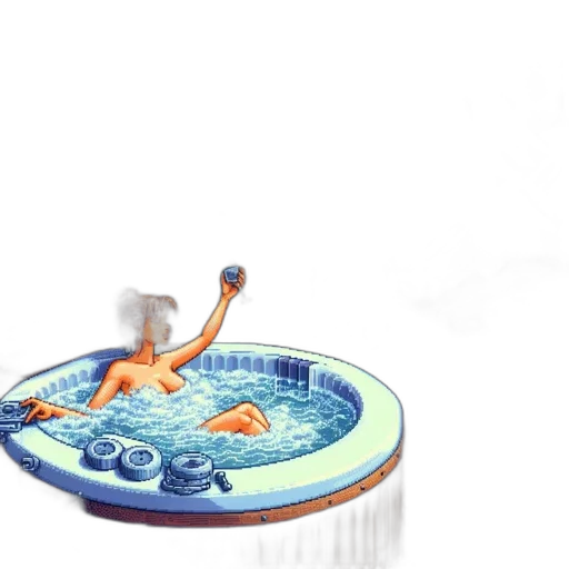 furniture, 3d render, concept art, underwater transparent PNG cut-out