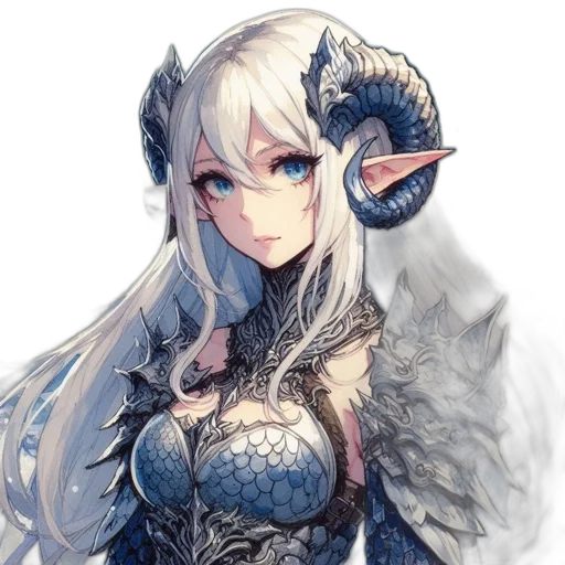 dragon, staff, dress, face transparent PNG cut-out