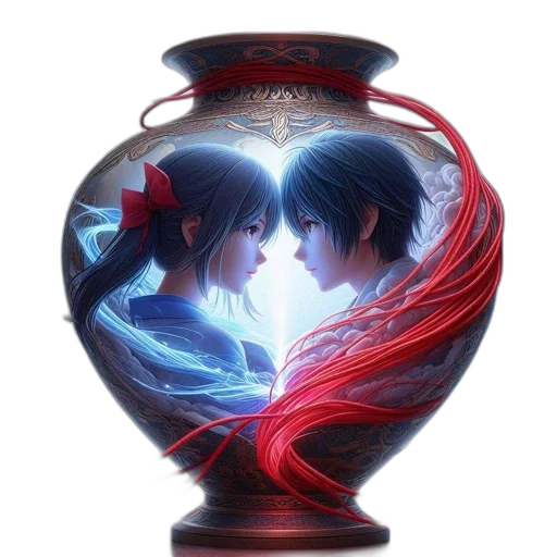 bottle, fantasy art, anime, concept art transparent PNG cut-out