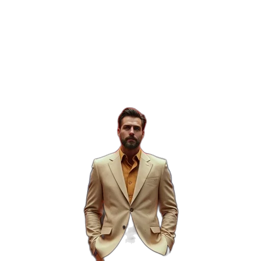 jacket, staff, face, animal transparent PNG cut-out