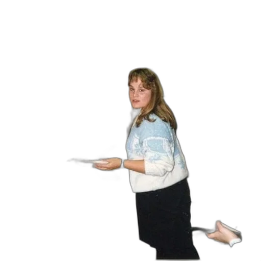staff, jacket, dress, shoes transparent PNG cut-out