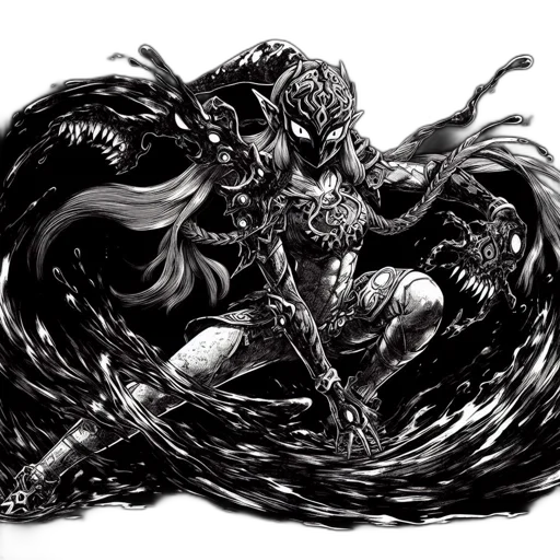dragon, creature, sword, weapon transparent PNG cut-out