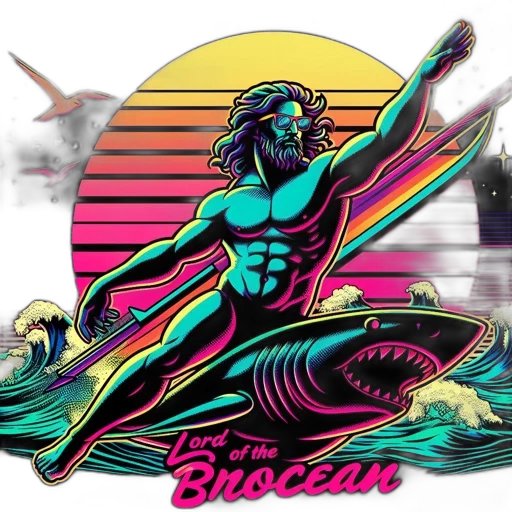 vaporwave, concept art, cyberpunk, comic book art transparent PNG cut-out