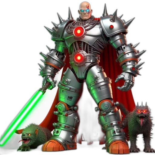 robot, weapon, staff, concept art transparent PNG cut-out