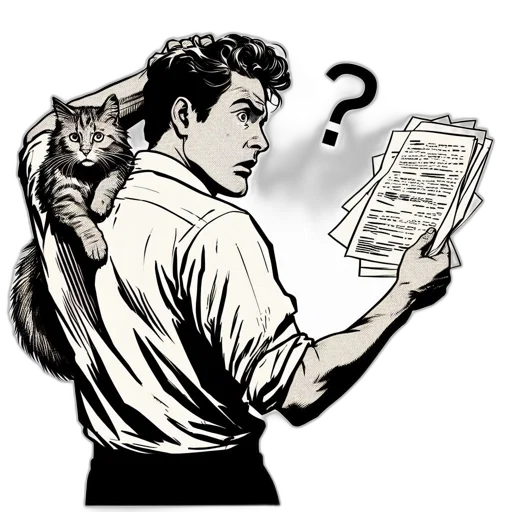 comic book art, cartoon, elderly, gentleman transparent PNG cut-out