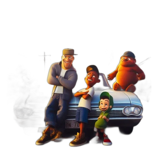car, staff, hat, weapon transparent PNG cut-out
