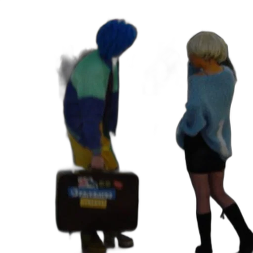 jacket, hat, staff, mask transparent PNG cut-out