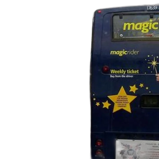 blue, bus, word, magic transparent PNG cut-out