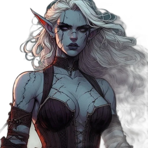 fantasy art, comic book art, concept art, watercolor transparent PNG cut-out