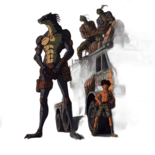 dragon, creature, staff, concept art transparent PNG cut-out