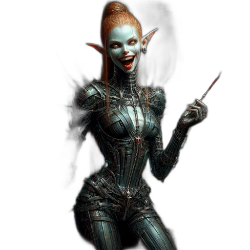 staff, creature, mask, robot transparent PNG cut-out