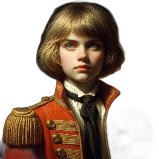 face, jacket, staff, hair transparent PNG cut-out