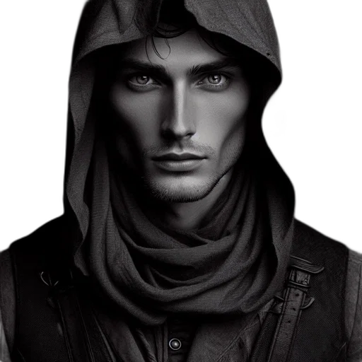 face, jacket, mask, hat transparent PNG cut-out