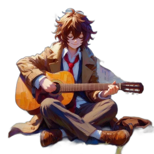 jacket, pixel art, concept art, anime transparent PNG cut-out