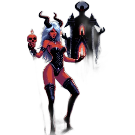 creature, staff, mask, concept art transparent PNG cut-out
