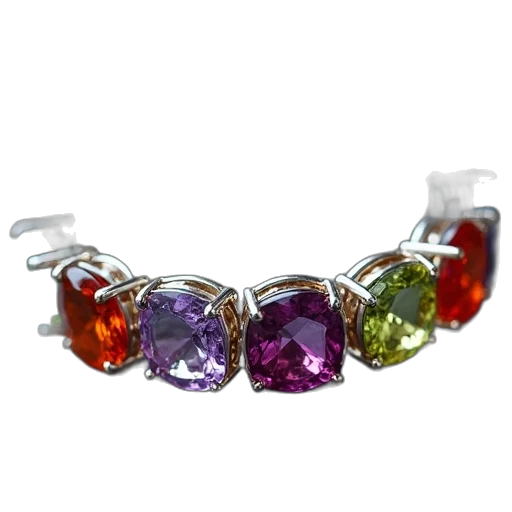 jewelry, crown, multicolor, tourmaline transparent PNG cut-out