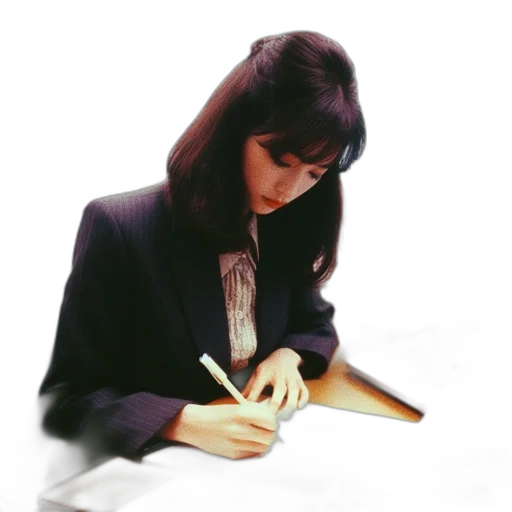 jacket, staff, jewelry, photorealistic transparent PNG cut-out