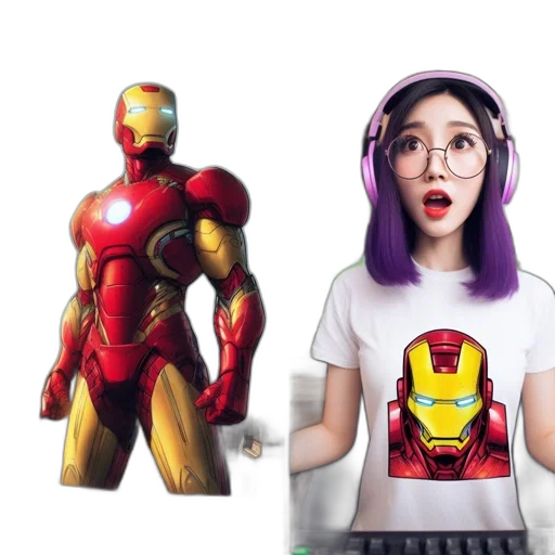robot, concept art, comic book art, 3d render transparent PNG cut-out