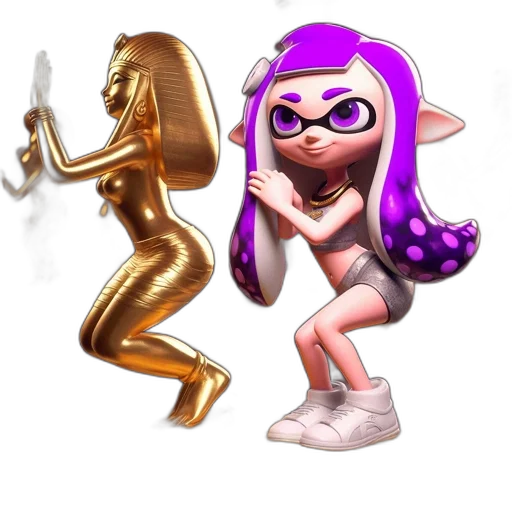 weapon, dress, mask, staff transparent PNG cut-out