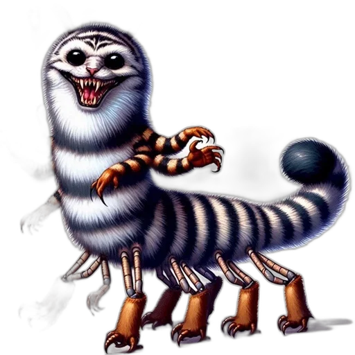 animal, creature, staff, dragon transparent PNG cut-out