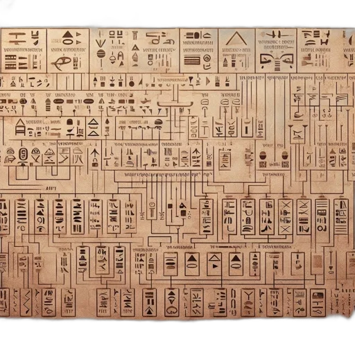 furniture, ancient, egyptian, hieroglyphics transparent PNG cut-out