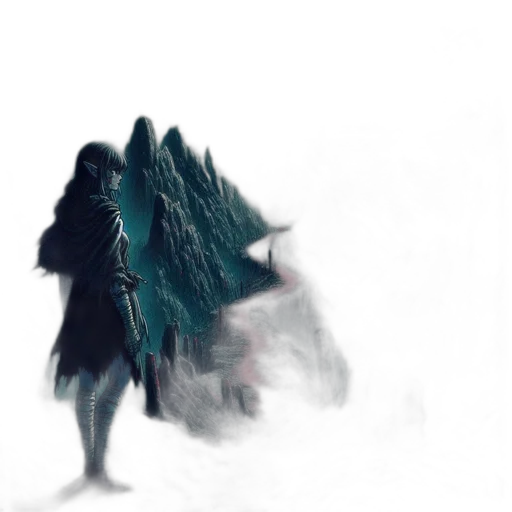 dragon, creature, hair, animal transparent PNG cut-out