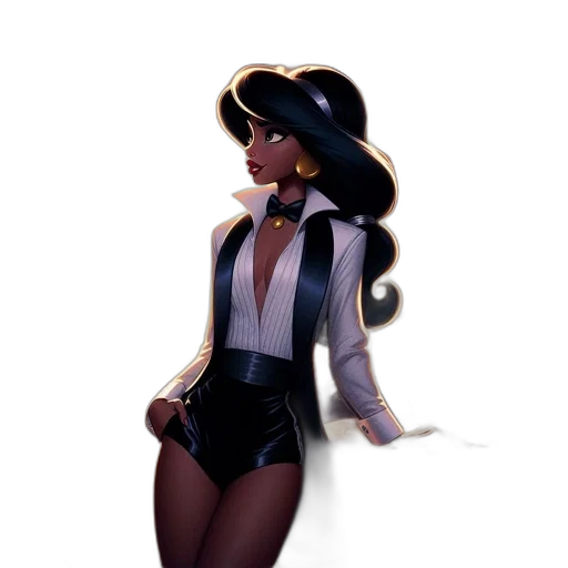 jacket, staff, dress, concept art transparent PNG cut-out