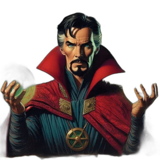 face, mask, comic book art, fantasy art transparent PNG cut-out