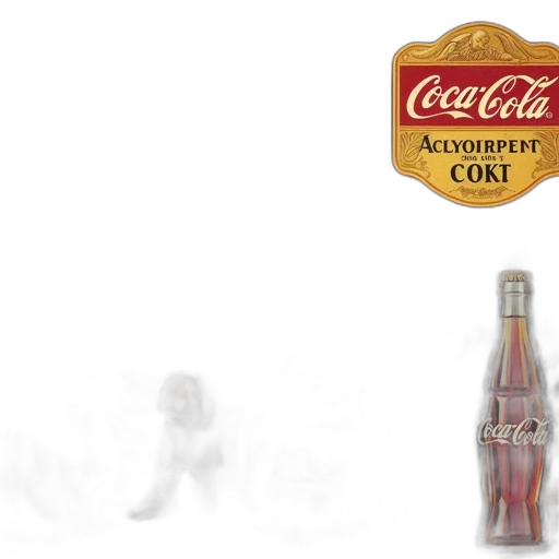 bottle, food, crown, 3d render transparent PNG cut-out