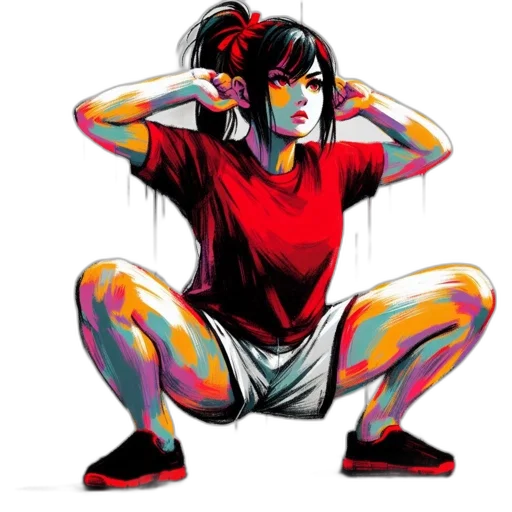 face, comic book art, concept art, pixel art transparent PNG cut-out