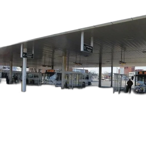 car, building, staff, 3d render transparent PNG cut-out