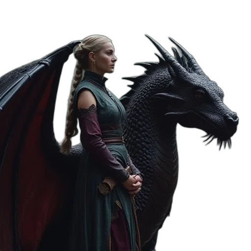 dragon, sword, concept art, fantasy art transparent PNG cut-out