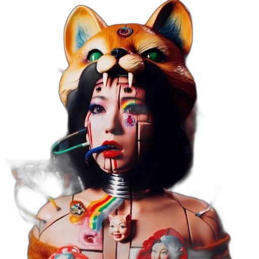mask, robot, face, jewelry transparent PNG cut-out