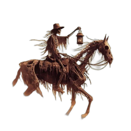 hair, animal, staff, hat transparent PNG cut-out