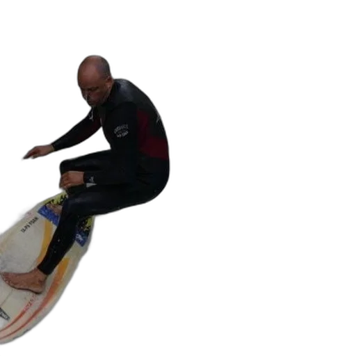 man, black, wetsuit, surfing transparent PNG cut-out