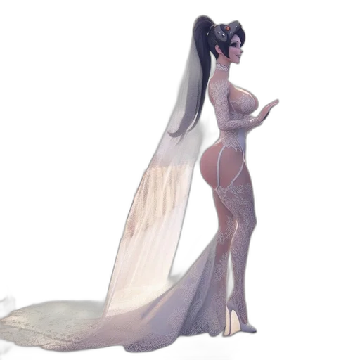 dress, concept art, fantasy art, pixel art transparent PNG cut-out