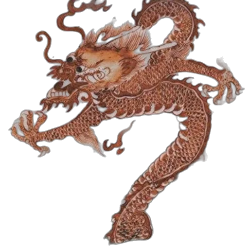 dragon, creature, staff, animal transparent PNG cut-out